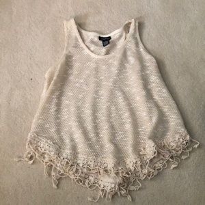 Cream tank top